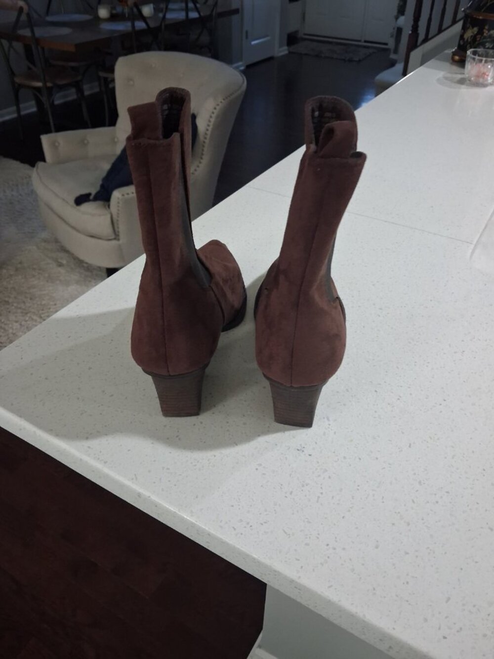 Dolce Vita Jesica Chelsea Booties – Brown Suede – Size 10 (BNWT) - Picture 7 of 7